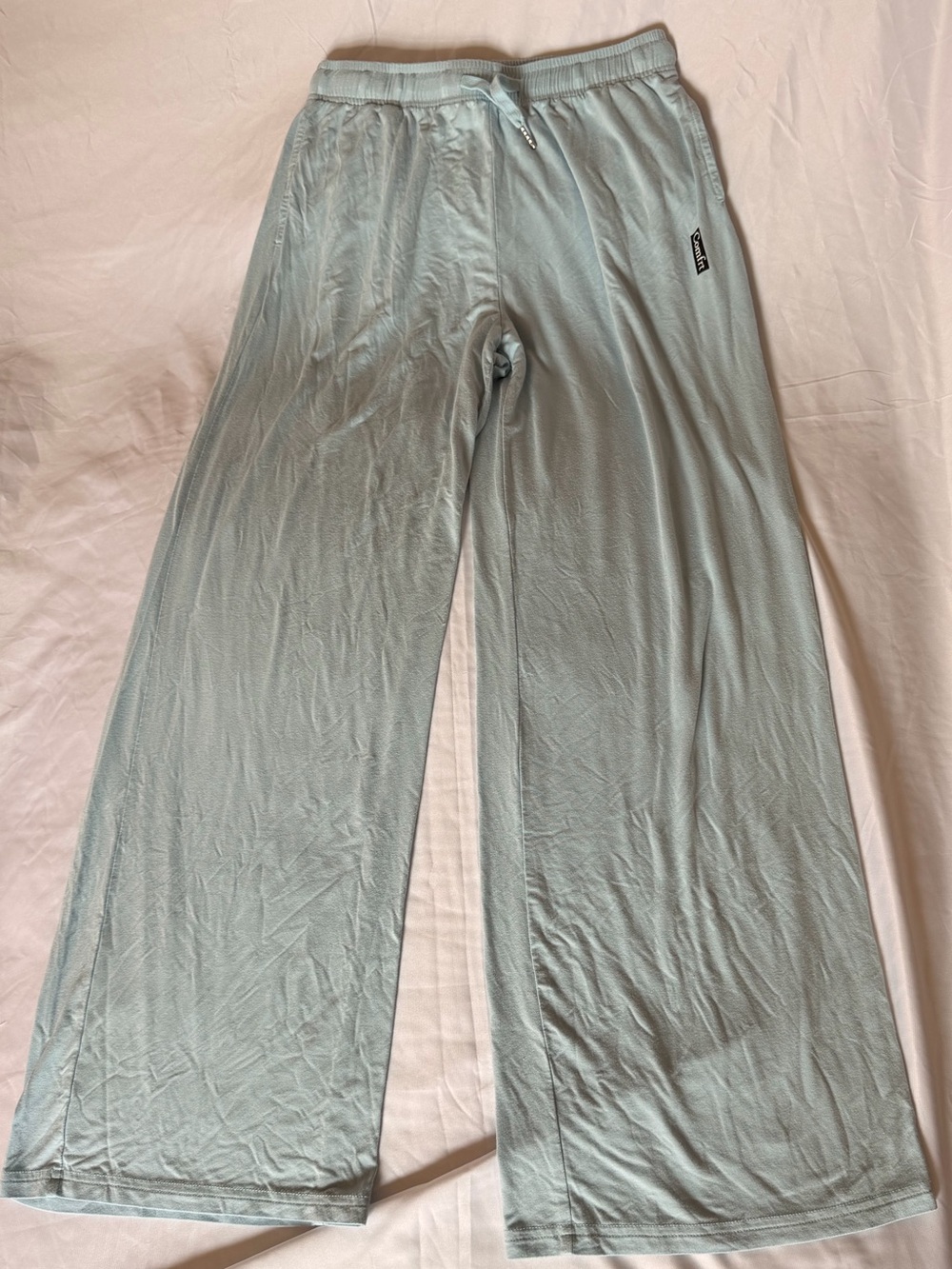 Baby Blue Comfrt Bootcut Drawstring pants